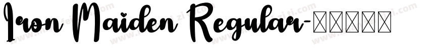 Iron Maiden Regular字体转换